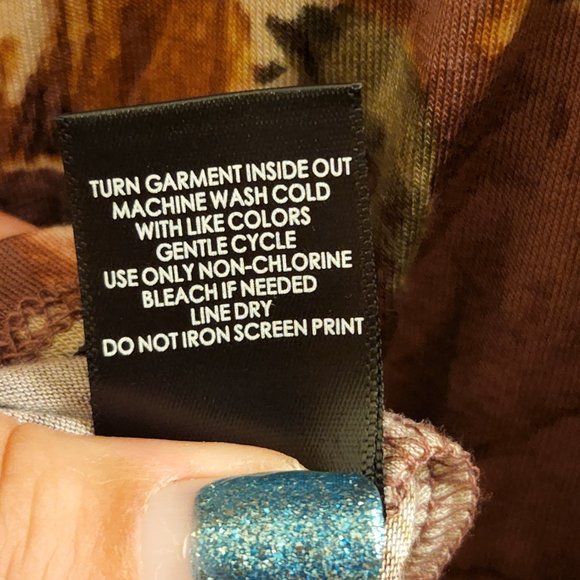 Torrid Size 3 (22/24W) Super Soft Walnut Floral Maxi Dress NWOT - Picture 9 of 10